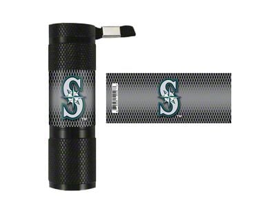 Flashlight with Seattle Mariners Logo; Silver