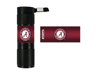 Flashlight with University of Alabama Logo; Crimson