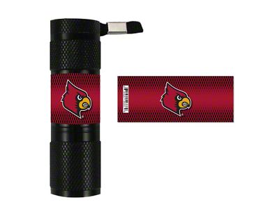 Flashlight with University of Louisville Logo; Red