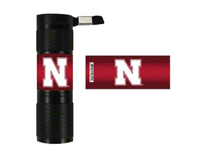 Flashlight with University of Nebraska Logo; Red