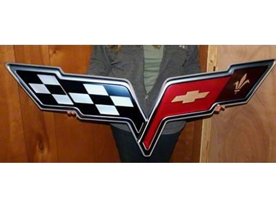 Front Emblem Sign; 18x7-Inch