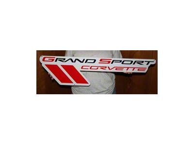 Front Emblem Sign and Grand Sport Sign; 35x10-Inch