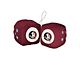 Fuzzy Dice with Florida State University Logo; Garnet (Universal; Some Adaptation May Be Required)