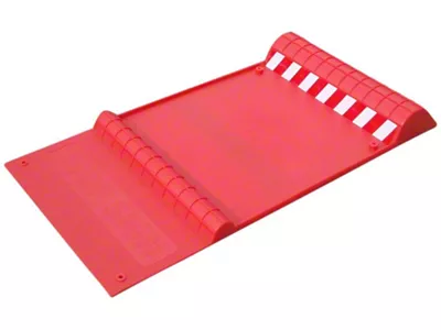 Garage Parking Mats; Red