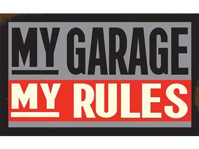 Garage Rules Magnet