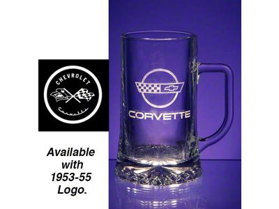 Glass Mug Set with C1 Logo; 17-oz.