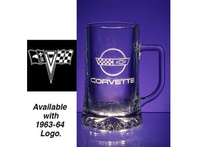 Glass Mug Set with C2 Logo; 17-oz.