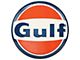 High Gloss Embossed Metal Sign; Gulf