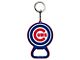 Keychain Bottle Opener with Chicago Cubs Logo; Blue