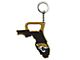 Keychain Bottle Opener with Jacksonville Jaguars Logo; Brown