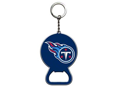 Keychain Bottle Opener with Tennessee Titans Logo; Blue