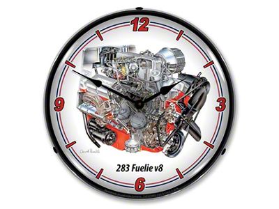 LED Clock; 283 Fuelie V8