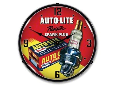 LED Clock; Autolite Spark Plugs