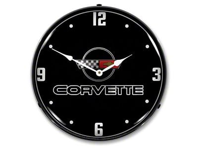 LED Clock; C4 Black Tie