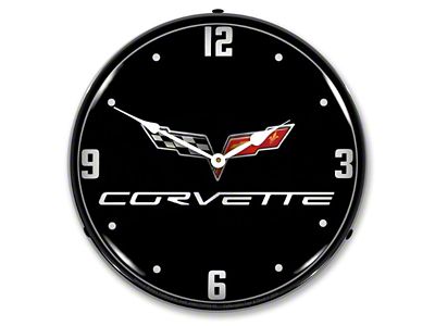 LED Clock; C6 Black Tie