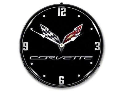 LED Clock; C7 Black Tie