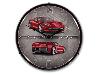 LED Clock; C7 Crystal Red