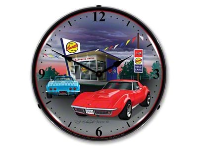 LED Clock; Car Lot