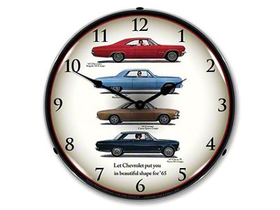 LED Clock; Chevrolet 1965 Lineup