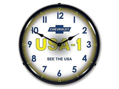 LED Clock; Chevrolet USA1