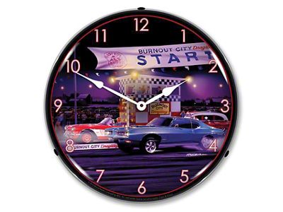 LED Clock; Drag City