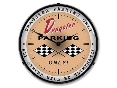 LED Clock; Dragster Parking