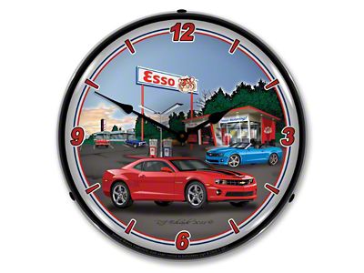 LED Clock; Esso Station