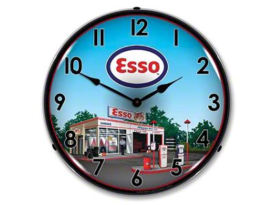 LED Clock; Esso Station