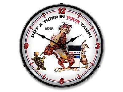 LED Clock; Esso Tiger