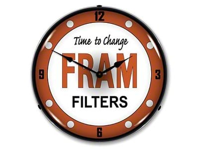 LED Clock; Fram Filters