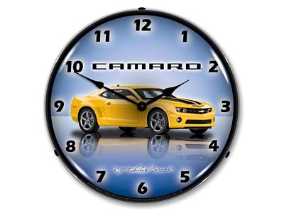 LED Clock; G5 Rally Yellow