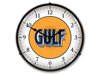 LED Clock; Gulf 1920