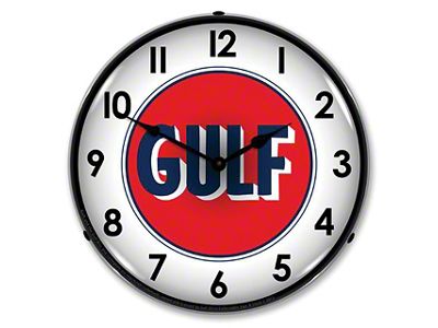 LED Clock; Gulf 1960