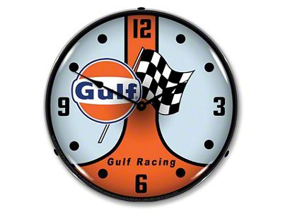 LED Clock; Gulf Racing