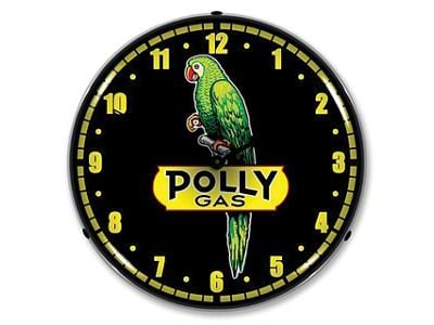 LED Clock; Polly Gas