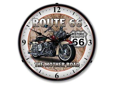 LED Clock; Route 66 Bike