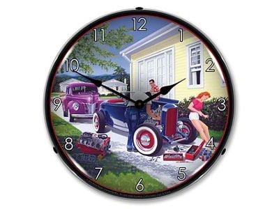 LED Clock; Shade Tree Mechanic