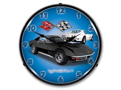 LED Clock; Stingray Black