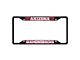 License Plate Frame with Arizona Diamondbacks Logo; Black and Red (Universal; Some Adaptation May Be Required)