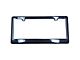 License Plate Frame; Black Carbon Fiber (Universal; Some Adaptation May Be Required)