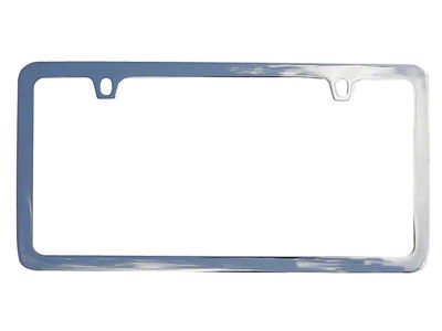 License Plate Frame; Chrome (Universal; Some Adaptation May Be Required)