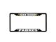 License Plate Frame with San Diego Padres Logo; Black and Navy (Universal; Some Adaptation May Be Required)