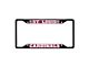 License Plate Frame with St. Louis Cardinals Logo; Black and Navy (Universal; Some Adaptation May Be Required)