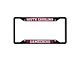 License Plate Frame with University of South Carolina Logo; Black and Black (Universal; Some Adaptation May Be Required)