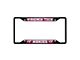 License Plate Frame with Virginia Tech Logo; Black and Maroon (Universal; Some Adaptation May Be Required)