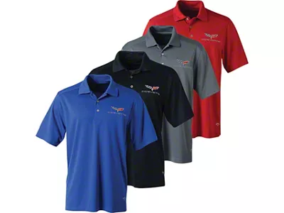 Men's Callaway C6 Polo Shirt; Black