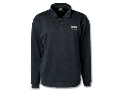 Men's Cosmic Quarter-Zip Fleece with Gold Bowtie and Script