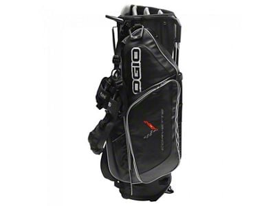 Ogio Golf Cart Bag with Corvette Logos; Black