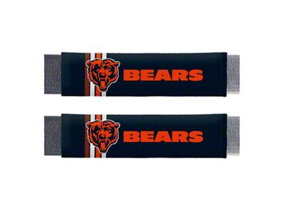 Rally Seatbelt Pads with Chicago Bears Logo; Navy (Universal; Some Adaptation May Be Required)