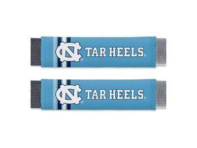 Rally Seatbelt Pads with North Carolina Logo; Blue (Universal; Some Adaptation May Be Required)